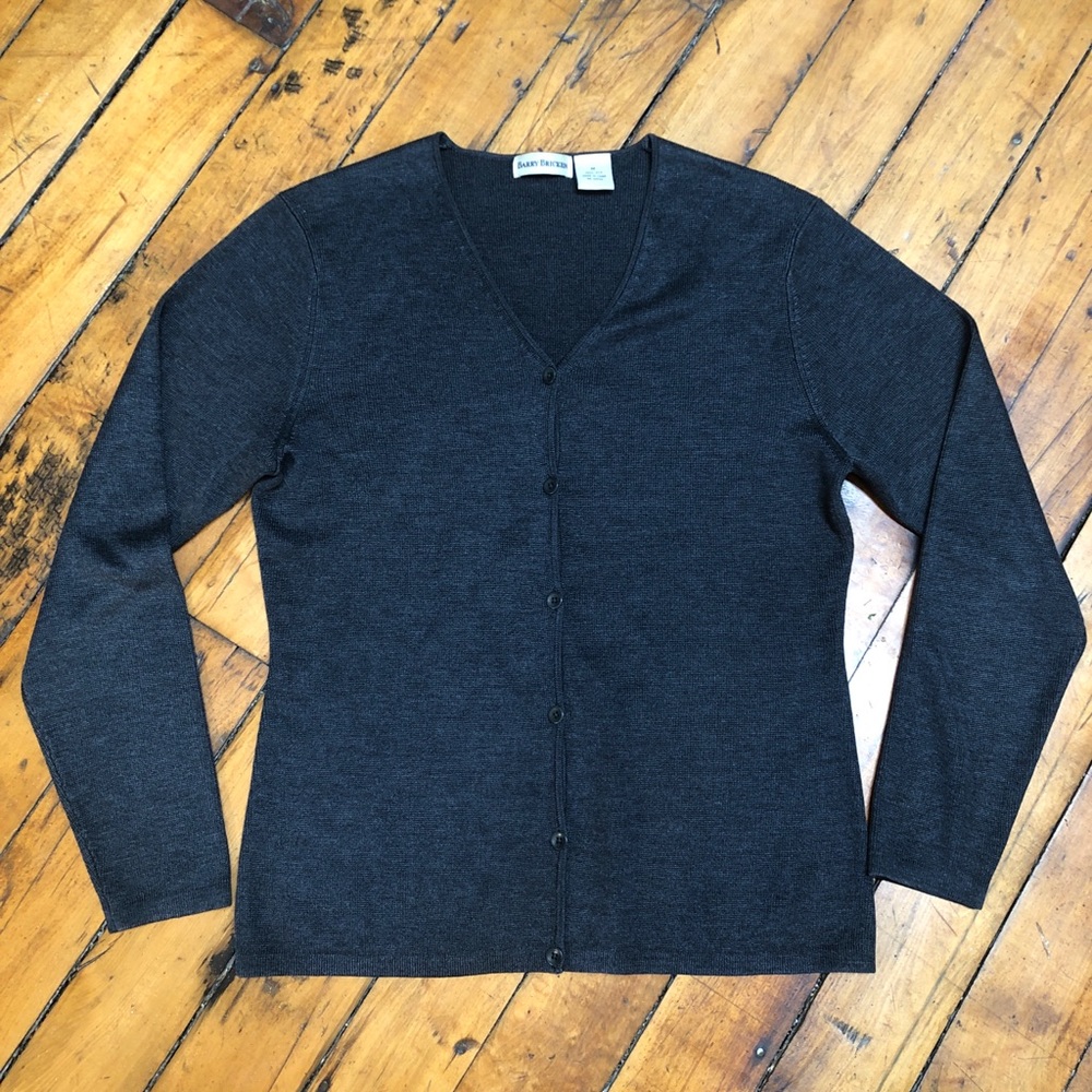 Barry Bricken 100% silk cardigan
